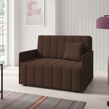 Elegantes Wohnsofa mit Schlaffunktion Aliss II genäht Kronos 06