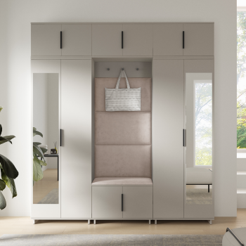 Garderobe Napoli Version 2 Trinity 02 Kaschmir beige