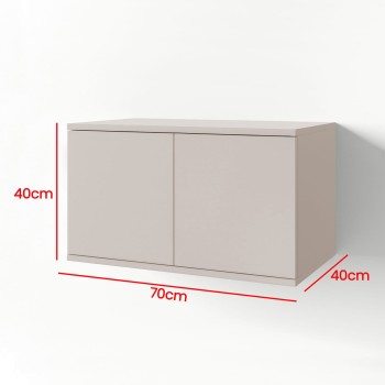 Napoli Hängeschrank 70cm kaschmirbeige