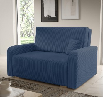Stilvolles Schlafsofa mit integriertem Stauraum Tessa II Poso 05 Kordstoff