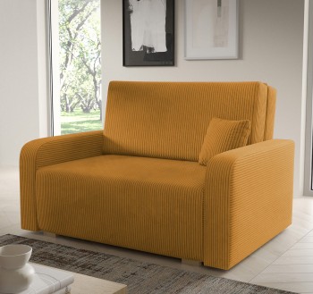 Modernes Sofa mit Schlaffunktion und praktischem Bettkaste Tessa II Poso 42 Kord