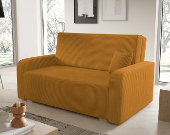 Komfort-Schlafsofa mit integriertem Bettkasten 3-Sitzer-Sofa Tessa III Poso 42 corduroy