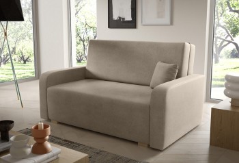 Modernes Schlafsofa mit Bettkasten Juno III Curio 11 hellbeige