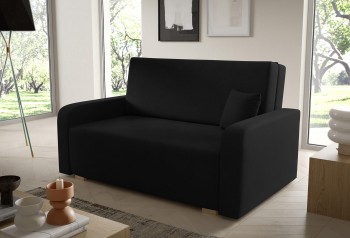 Modernes Funktionssofa Juno III Curio 99 schwarzes Schlafsofa