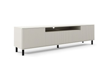 Capri Premium RTV 200 Kommode schwarz geführtes Gestänge Cashmere