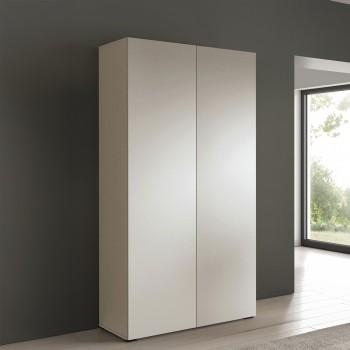 Eris Schlafzimmerschrank 100 cm in der trendigen Farbe Cashmere