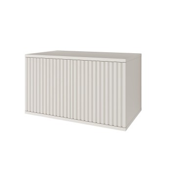 Gefräster Hängeschrank Cashmere Ritmo 2-türig 70 cm