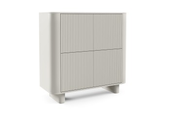 Elegantes Möbelset Misterio Premium hängendes TV-Lowboard 180 cm und Kommode 4D Cashmere