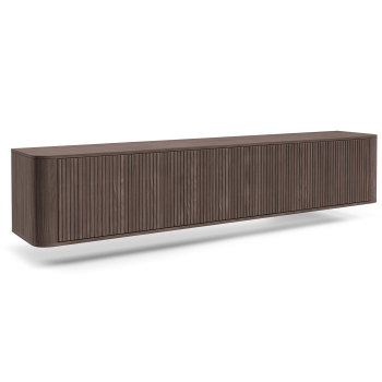 Elegantes Möbelset Misterio Premium mit hängendem TV-Lowboard 180 cm und Kommode 4D