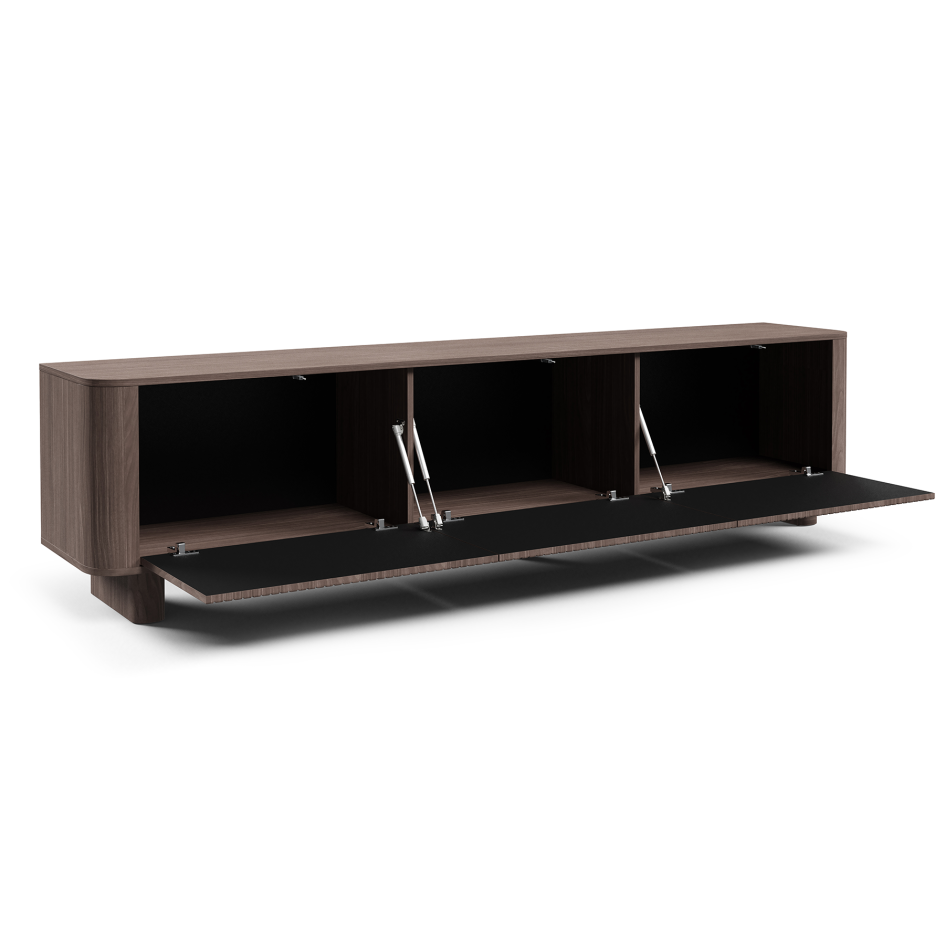 Misterio Premium RTV 200 Komoda 2D3S Orzech Lincoln designerskie frezowane fronty
