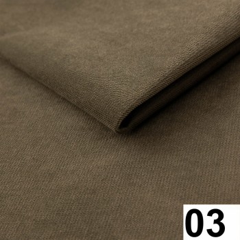 Ecksofa in L-Form Mediolan ausziehbares Sofa Paros 3 braun