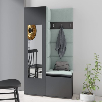 IGA-Garderobe aus Trinity 21-Stoff, graphit