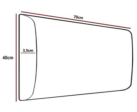 Polsterpaneel Lilian Trinity 12 70x40