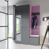 Garderobe ZARA  aus Trinity 11, Stoff, graphit