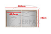 Graphit ARNO-Kleiderschrank aus Trinity 22-Stoff