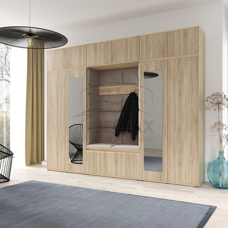 Schuhschrank-Set mit RIMINI-Polsterplatten Trinity 03
