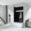 Garderobe LISSABON mit Schuhschrank, Trinity 16 weiß