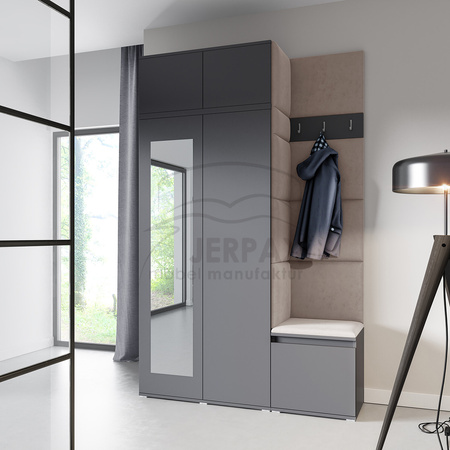 Garderobe ZARA  aus Trinity 05, Stoff, graphit
