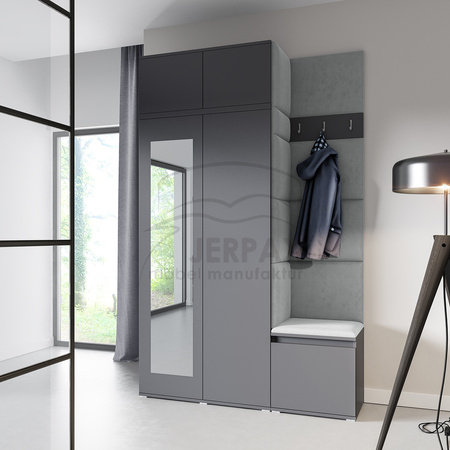 Garderobe ZARA  aus Trinity 14, Stoff, graphit