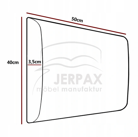 Polsterpaneel Lilian Velutto 01 50x40