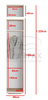 graphit ARNO-Kleiderschrank aus Trinity 16-Stoff