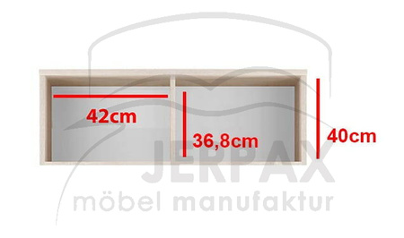 Kleiderschrank HARLEM, Stoff trinity 07, graphit
