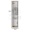 Kleiderschrank Luxore, Stoff Trinity 08, Graphit