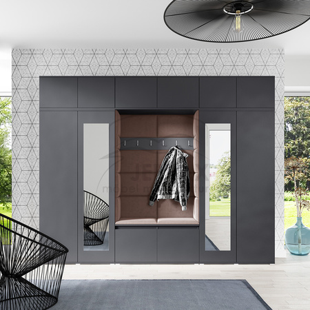 Schuhschrank-Set mit RIMINI-Polsterplatten Trinity 07