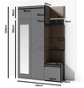 Garderobe ZARA  aus Trinity 01 Stoff, weiß