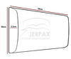 Polsterpaneel Lilian Trinity 18 70x30x3,5
